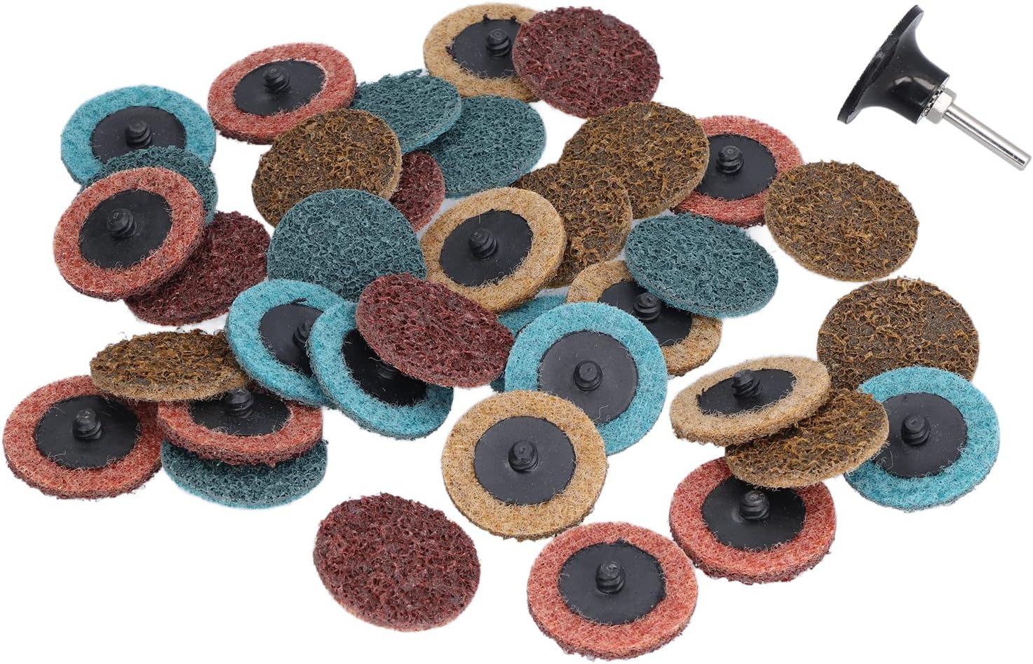 2 Inch Sanding Discs Set, Sanding Discs Stainless Steel for Deburring