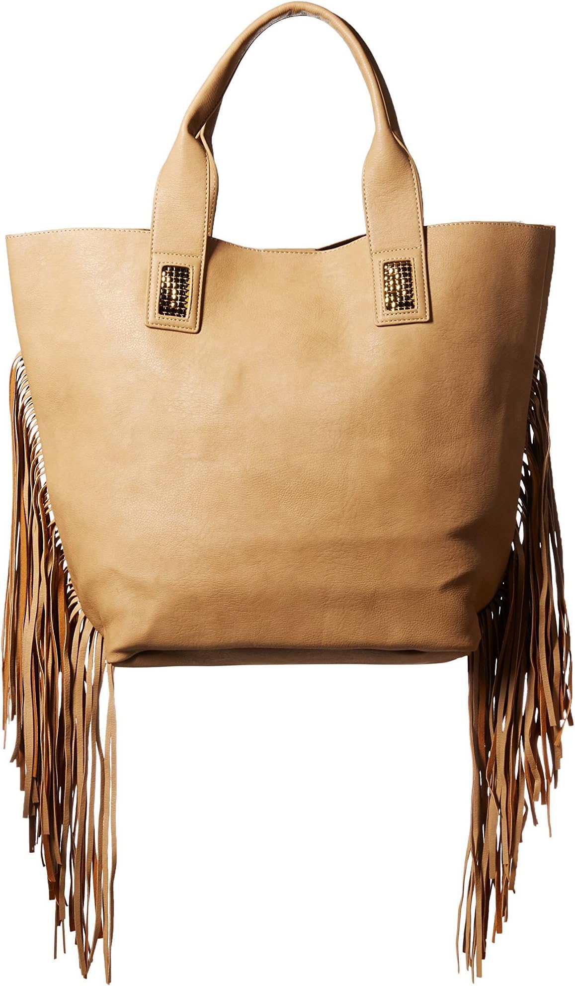 Women's Cali Fringe Tote, Camel