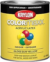 Vista 12 de Krylon® COLORmaxx™ - Pincel para pintar, satinado, negro, 1/2 pinta