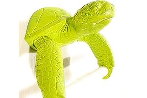 Key Lime Green Sea Turtle Toilet Paper Holder Beach Seaside Decor