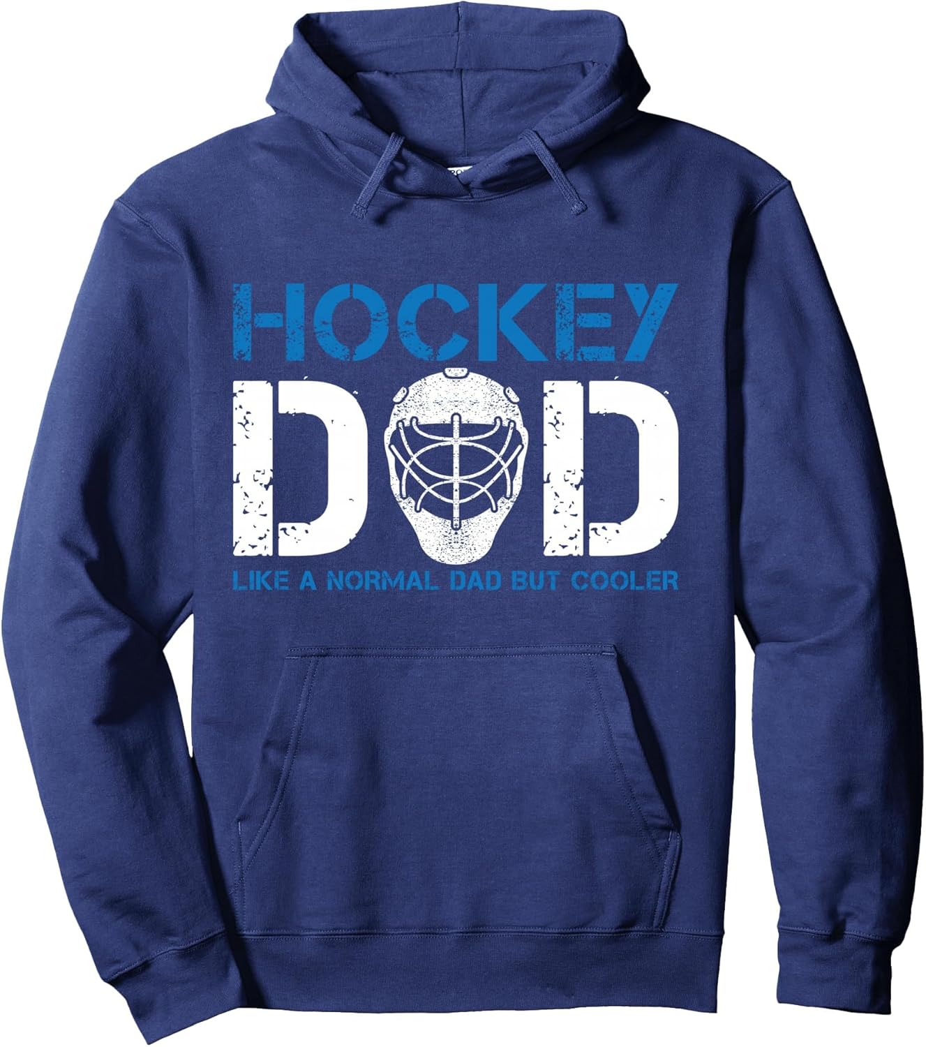 Hockey Dad Like Normal Dad But Cooler Ice Hockey Dad Pullover Hoodie
