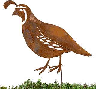 Male Quail Stake Silhouette | Gifts for Mom | Gifts for Grandma | Housewarming | Anniversary | Nature Inspired Art
