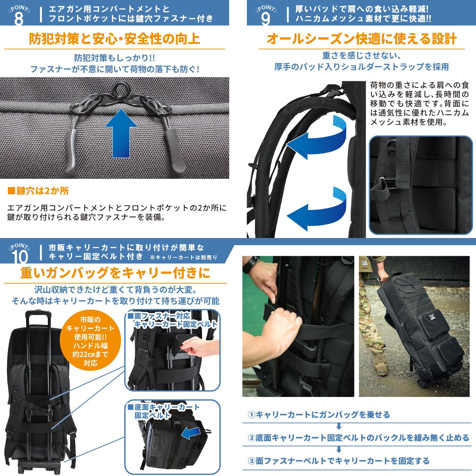 Amazon.co.jp: SAVALIC ガンケース リュック TYPE83 2丁収納 サバゲー
