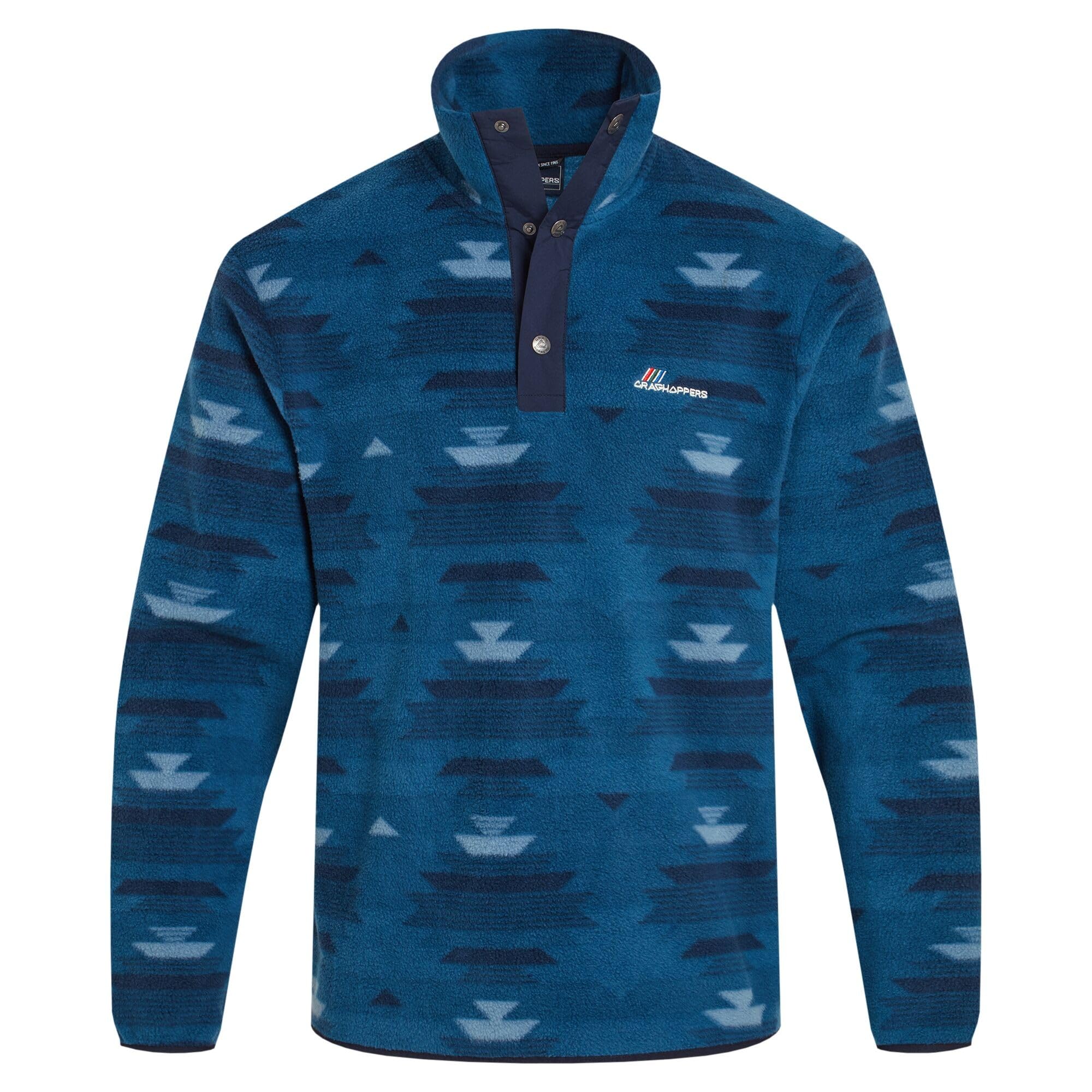 Craghoppers Men's Blue Navy Dewlish Insulated Overhead Fleece Top (Xl) (Blue Navy)