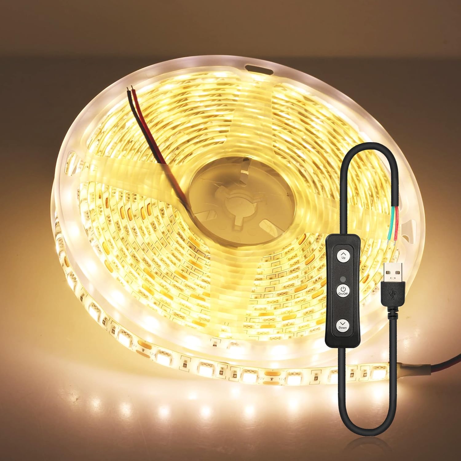 YACSEJAO DIY 5V USB Line Control Switch Dimmable Light, LED’s USB