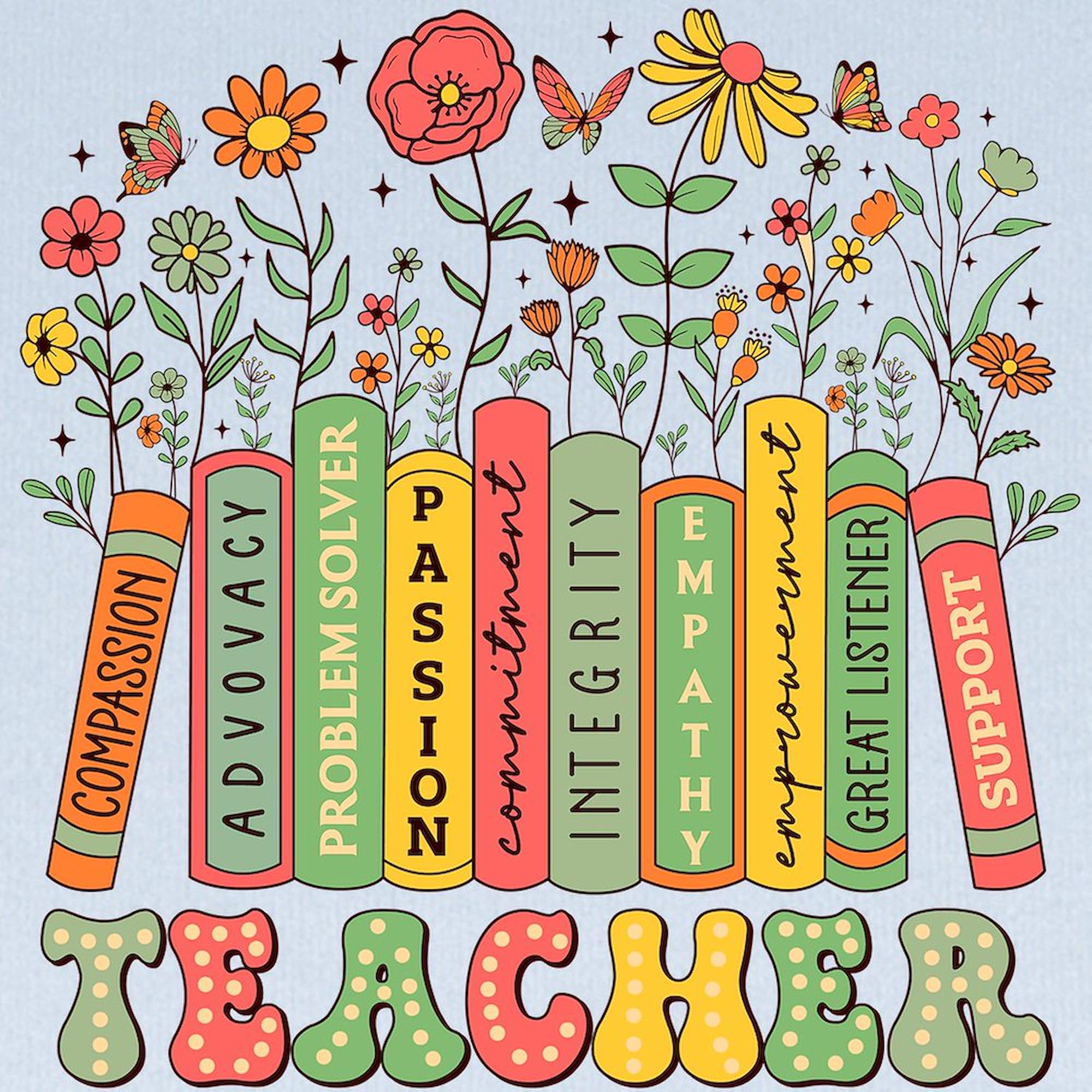 CafePress Cottagecore Floral Teacher Traits Books Botanical Baby Blanket, Super Soft Newborn Swaddle