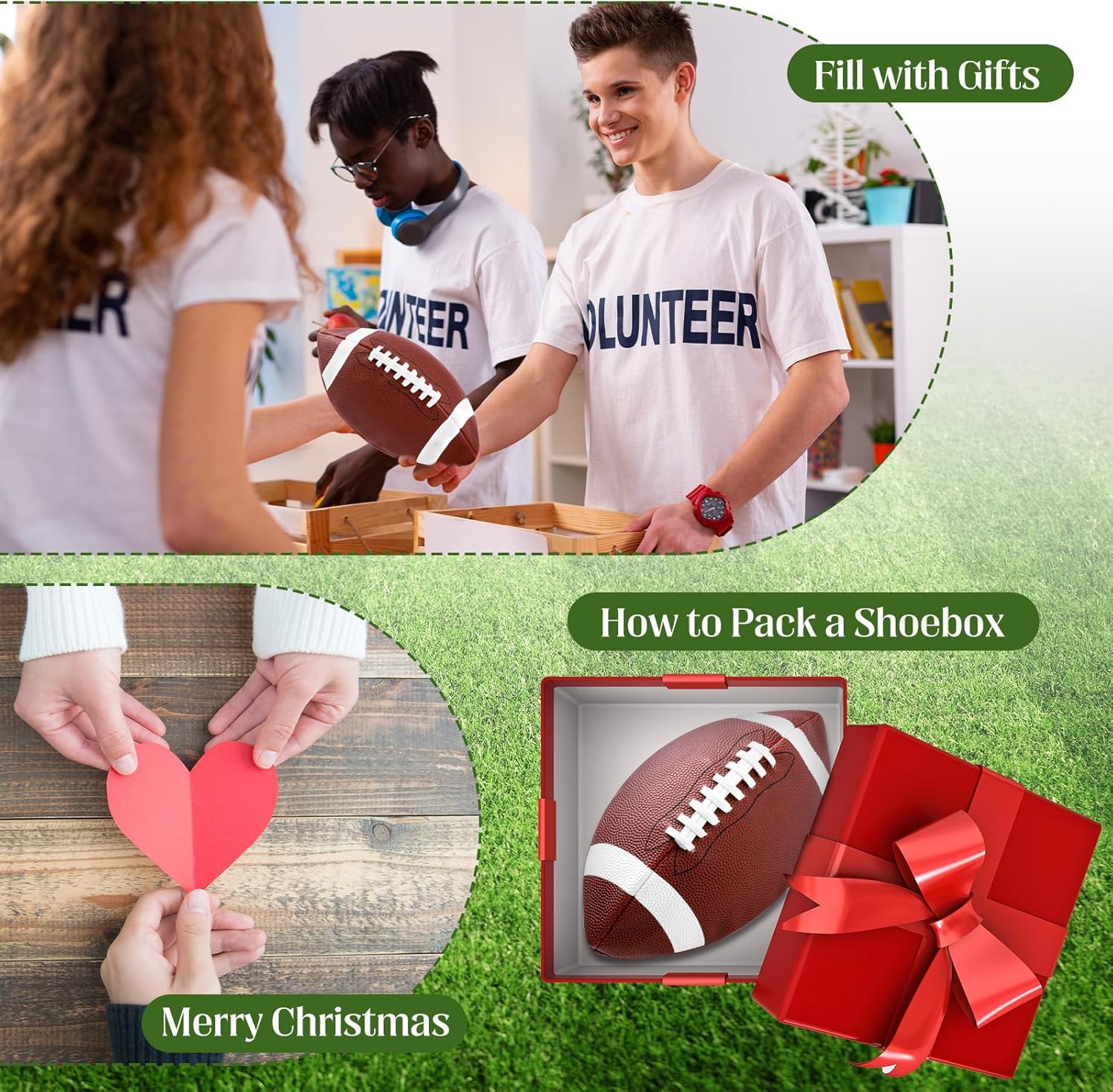 Jerify 12 Pcs Composite Leather Footballs Official Composite Ball Inflatable Football with Pump Indoor Outdoor Football Bulk for Training and Recreational Play
