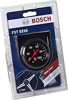 Vista 3 de Bosch SP0F000052 - Manómetro de presión de aceite mecánico Style Line de 2 pulgadas (cara del dial negra, bisel negro)