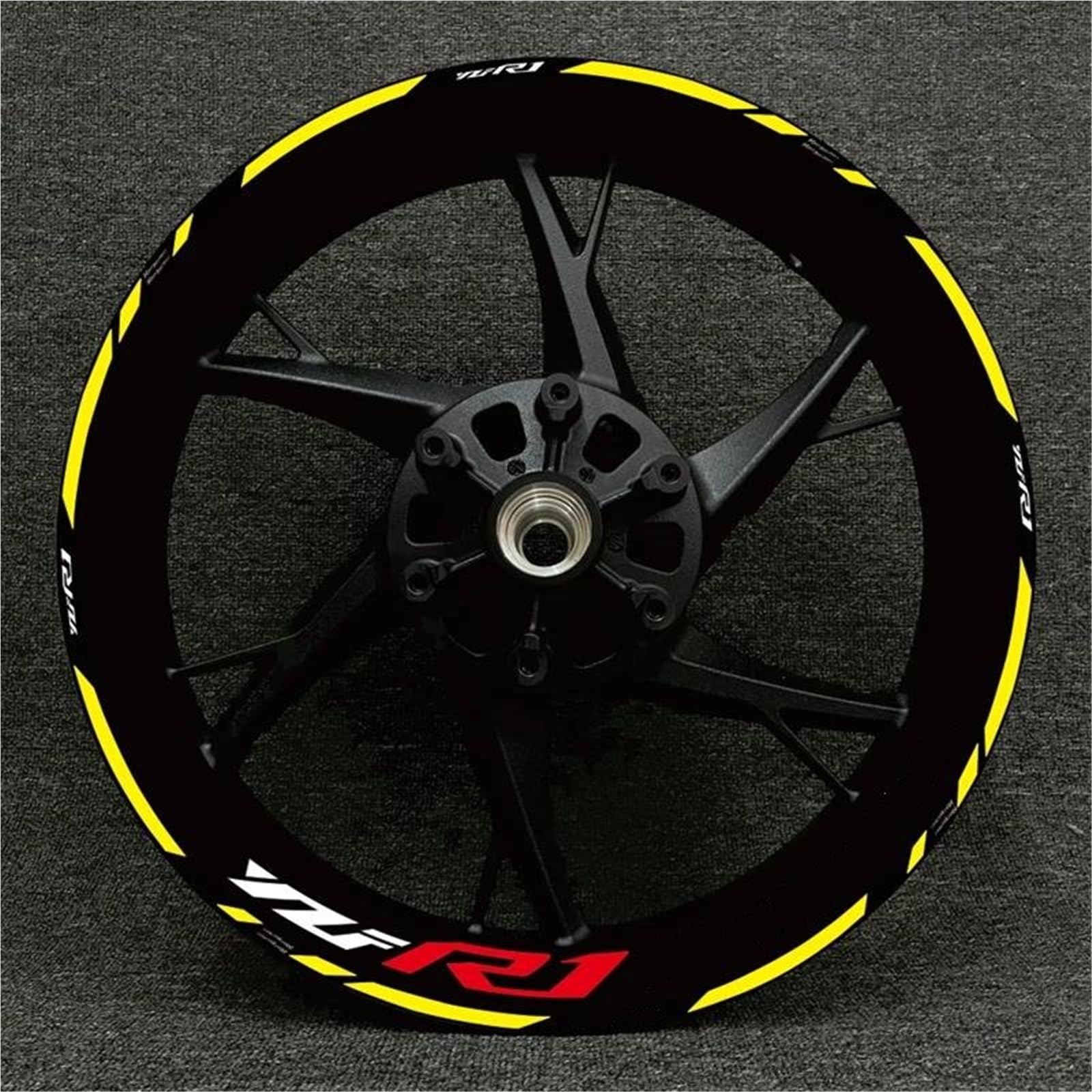 Wheel Stickers Motorcycle Wheel Stickers Rim Reflective Decal for YZFR1 YZF-R1 YZF R1 Stripe Decals Hub Sticker Rim Reflective Decal