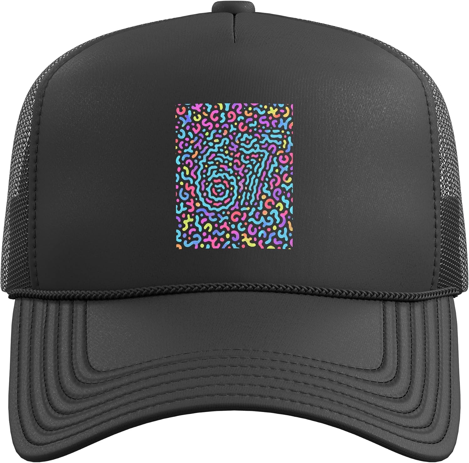 Trending Gen Z Alpha Six Seven 6 7 Trucker Hat with Adjustable Mesh Back image 2