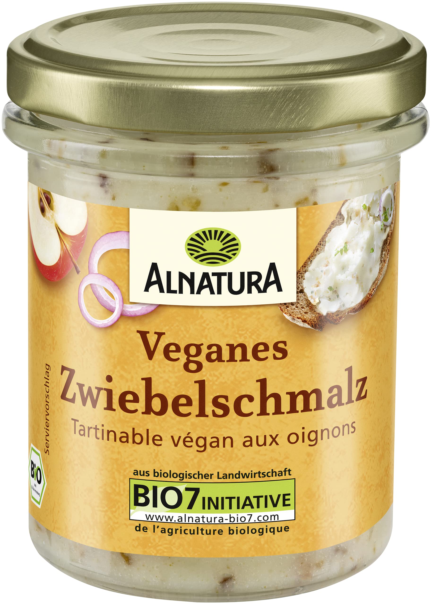 Alnatura Veganes Zwiebelschmalz, 1 x 150 g