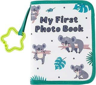 DJAPWPX-Soft Cloth Photo Book, Cloth My First Photo Book, Free Illustration Baby Photo Album with Plastic Star Hook, Insid...