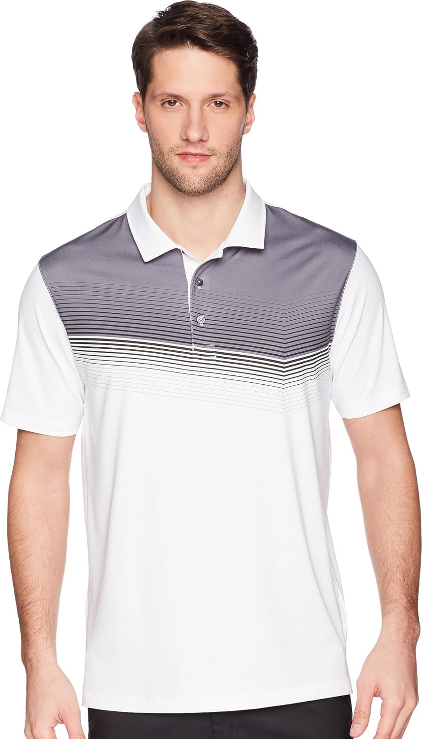 pumagolf Mens 2018 Men's Road Map Polo