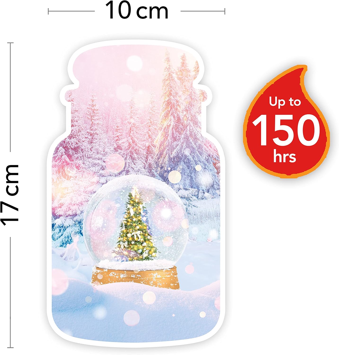 Yankee Candle Candela profumata | Candela in giara grande Snowflake Kisses | Durata: fino a 150 ore | Regalo perfetto per donne Il Paese Delle Meraviglie Candela grande - Immagine 2