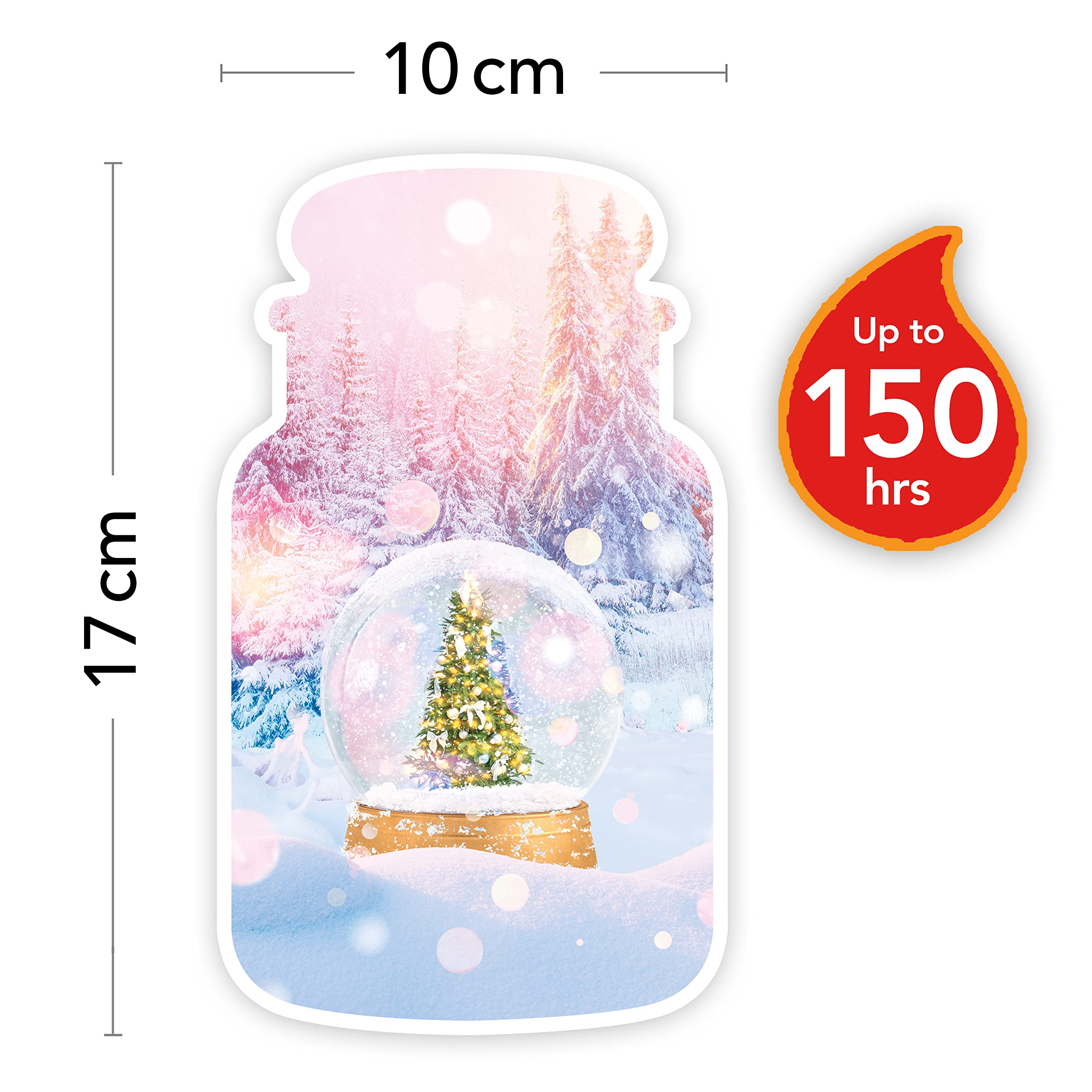 Yankee Candle Candela profumata | Candela in giara grande Snowflake Kisses | Durata: fino a 150 ore | Regalo perfetto per donne