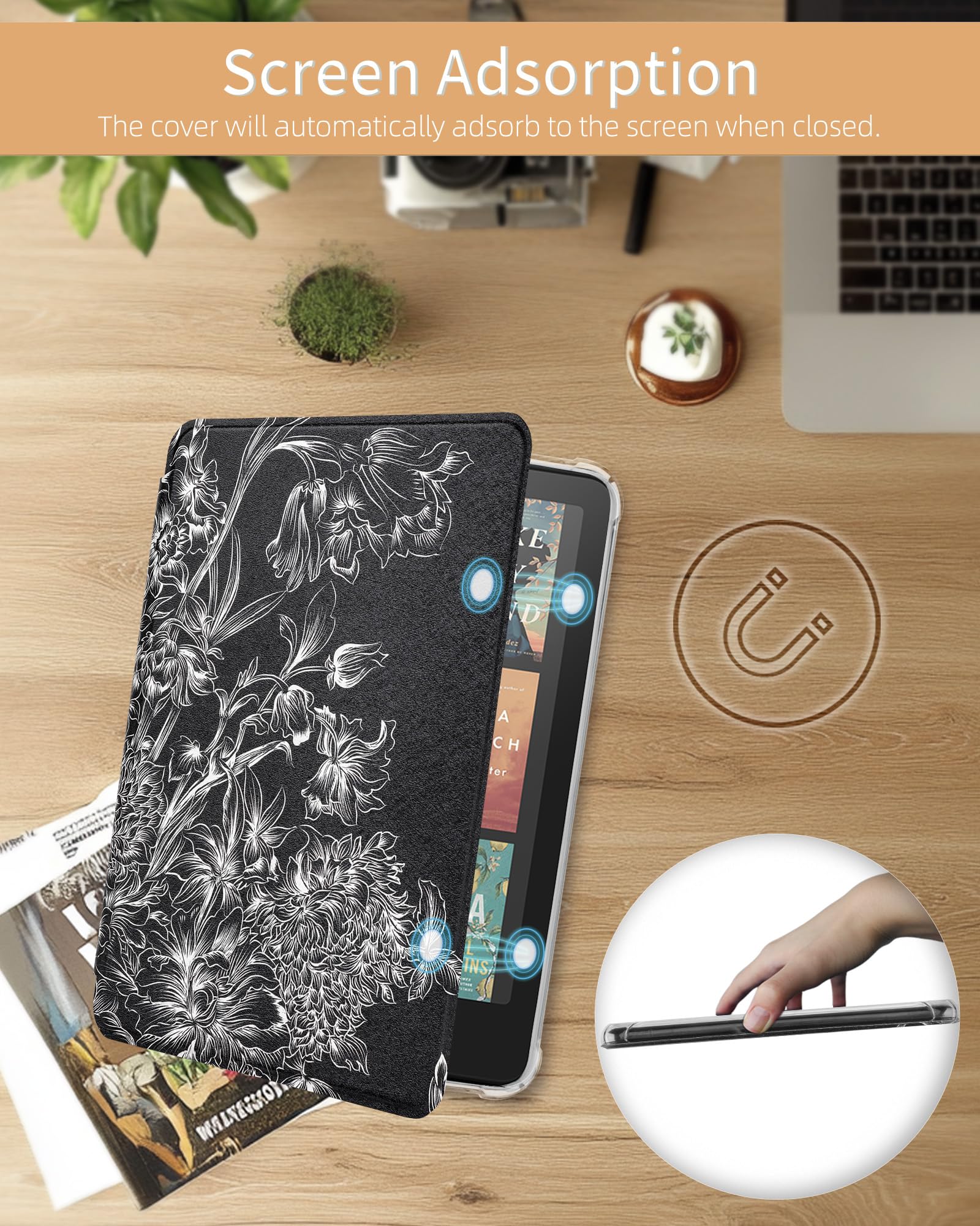 Capa TPU Transparente WALNEW Para Kindle Paperwhite (12ª Geração - 2024