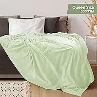 Vista 193 de Utopia Bedding - Manta de vellón de lujo, mullida, antiestática; manta de suave microfibra de 8.8 oz/yd² (300 g/m²) para cama; tamaño individual