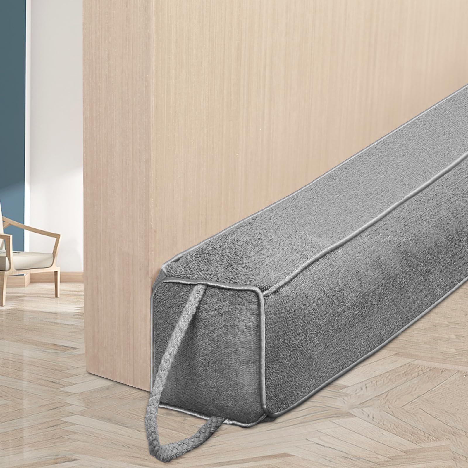 HooTown Draught Excluder for Doors, 107 cm Heavy Draught Excluder Door Draught Excluder Wind Stopper Door Air Stopper for Protection Door Air Stopper Front Door Cold Stopper for Doors and Windows,