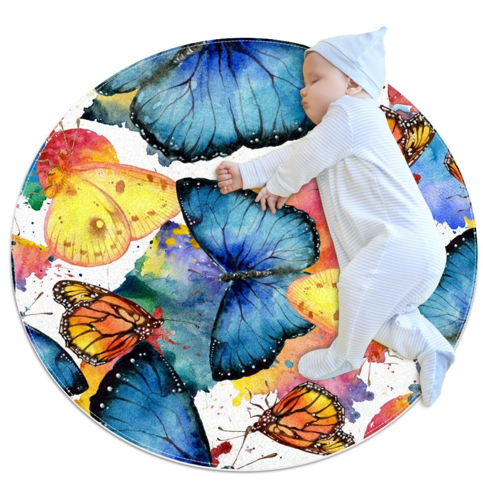 Tapis de salle de bain exotique pour une décoration de chambre d'enfant haute en couleur