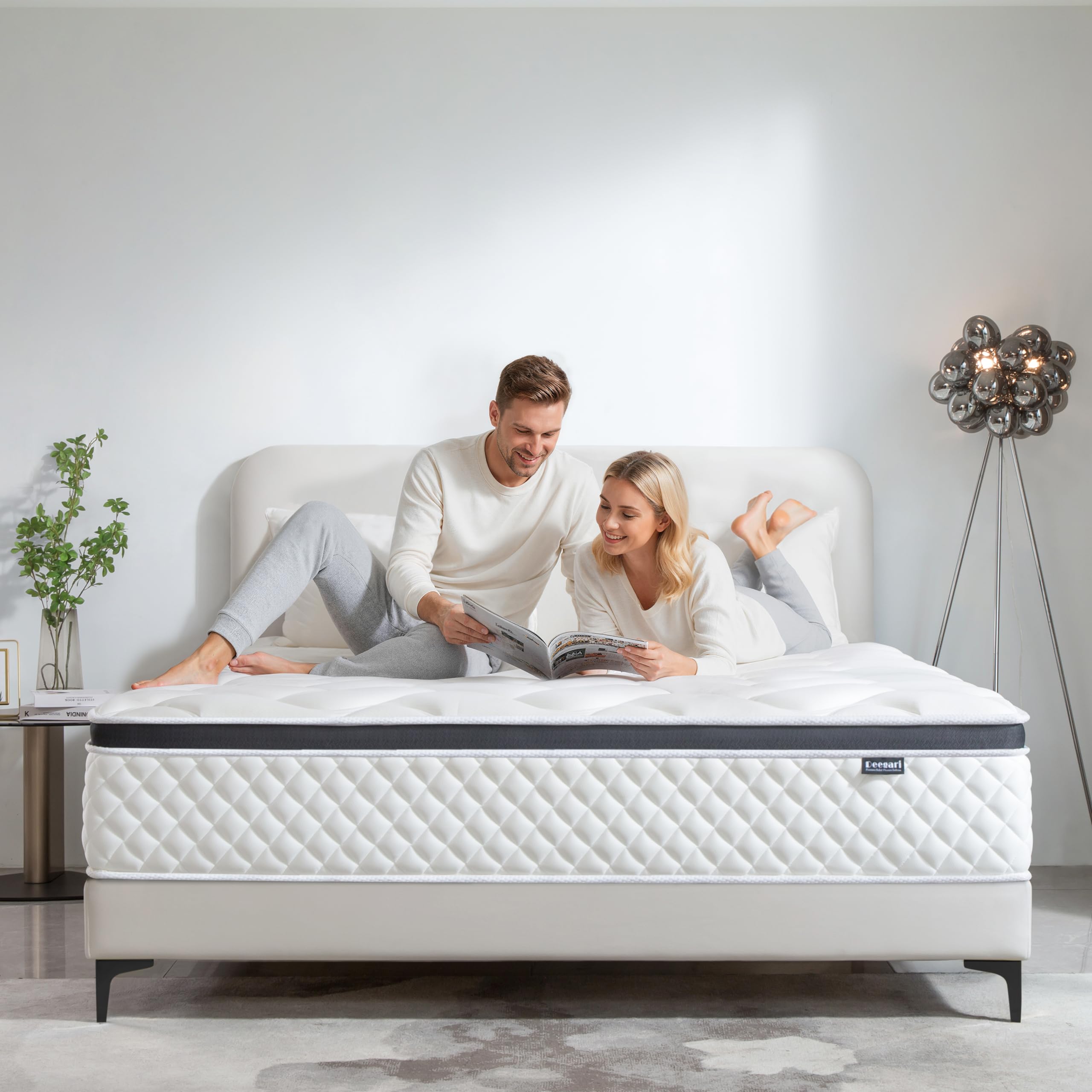 Amazon.com: Deegari King Mattress,14 Inch King Size Mattress in a