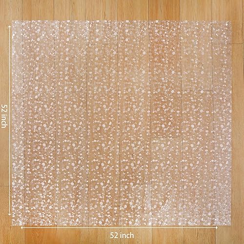 Miniatura 2 de Alfombrilla de plástico para bebé, alfombrilla de vinilo de fácil limpieza para el desorden alimentario, protector de piso impermeable para silla