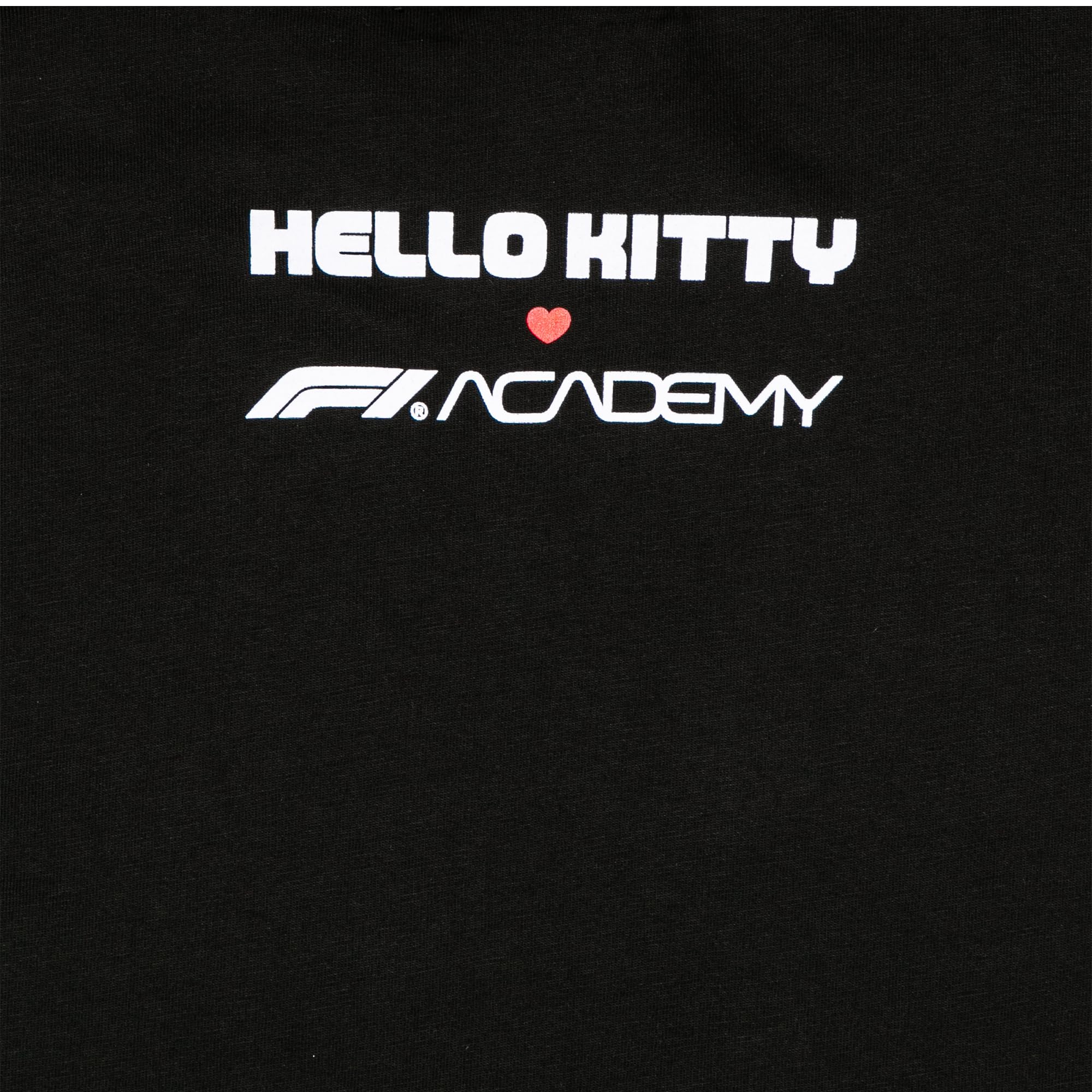F1A x Hello Kitty Women's Logo T-Shirt: Small Black