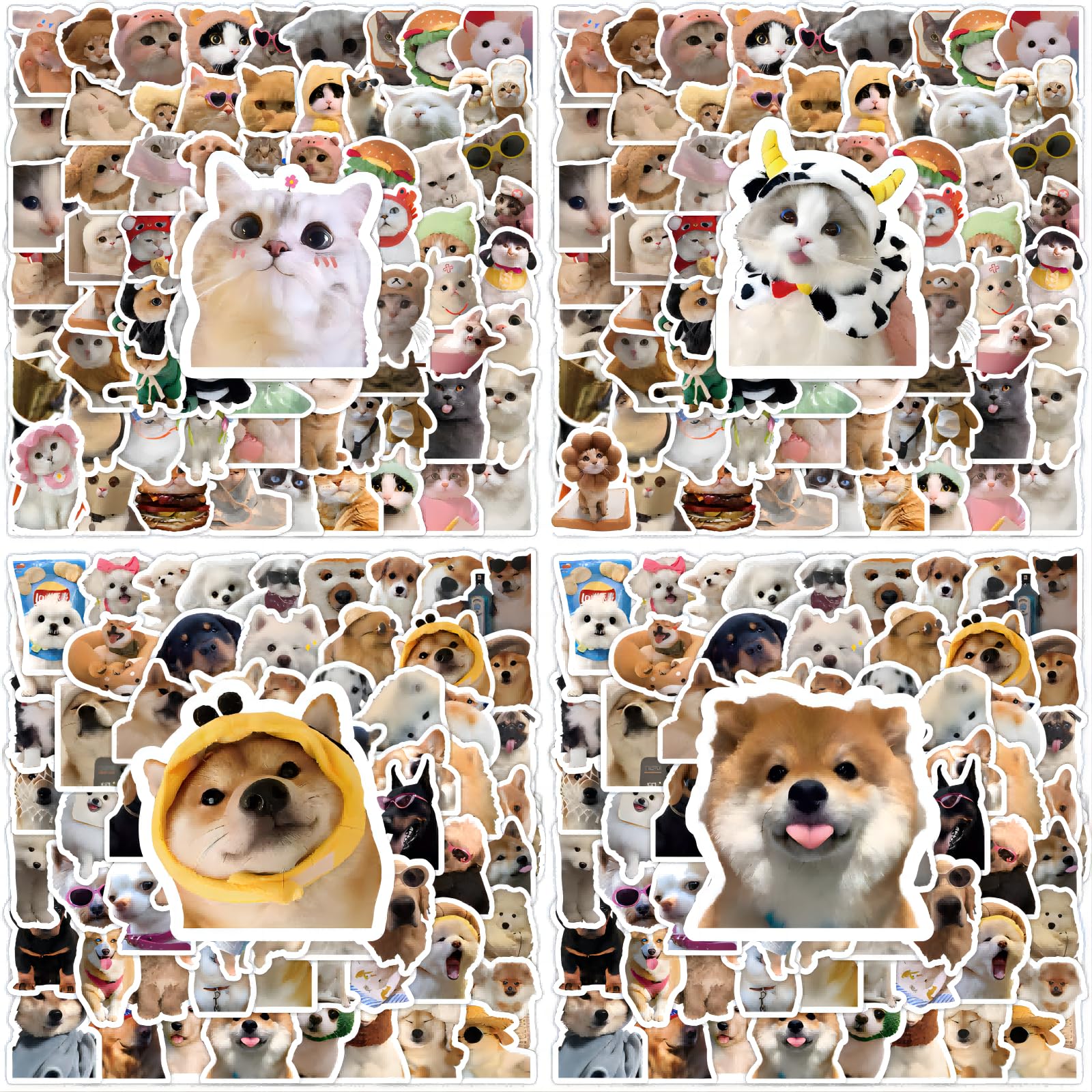 Adesivi Gatti E Cani 200 Pezzi - Vinile Impermeabile, Per Laptop, Skateboard - Foto 7