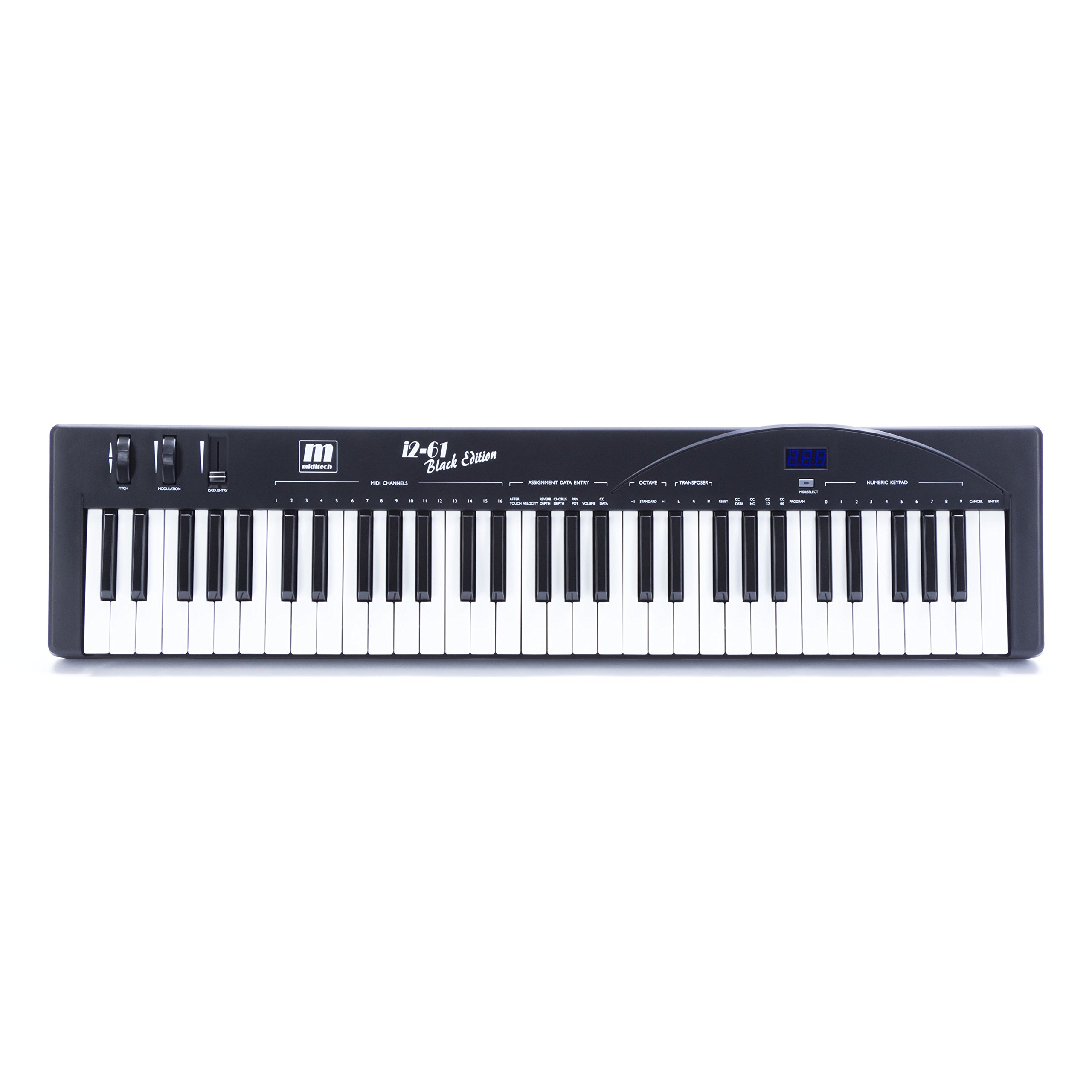 MiditechKeyboard i2 61 black edition, black, MIT-00134