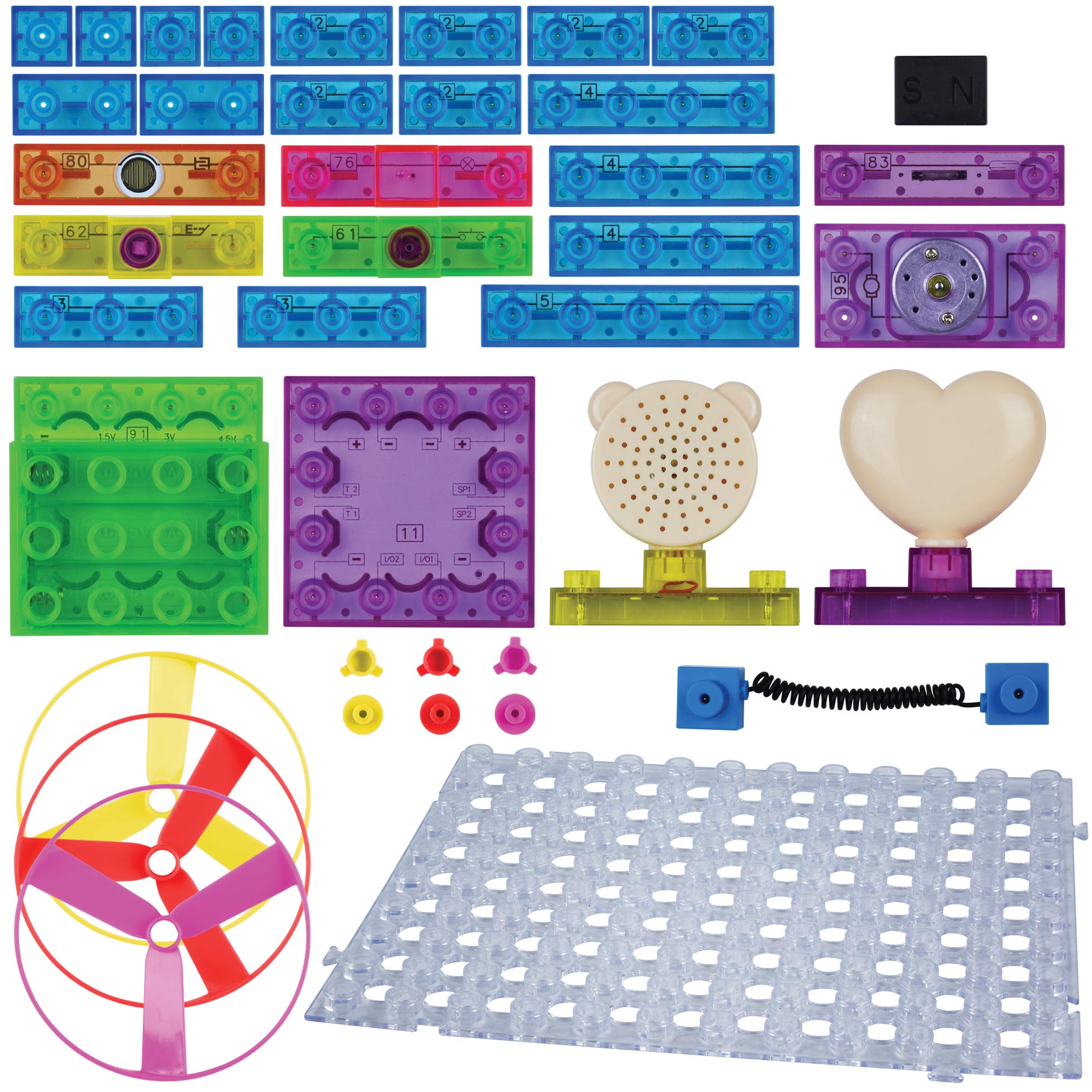 E-Blox Circuit Blox Builder - 115 Projects Circuit Board Building Blocks Toys Set for Kids Ages 8+ - Image 7