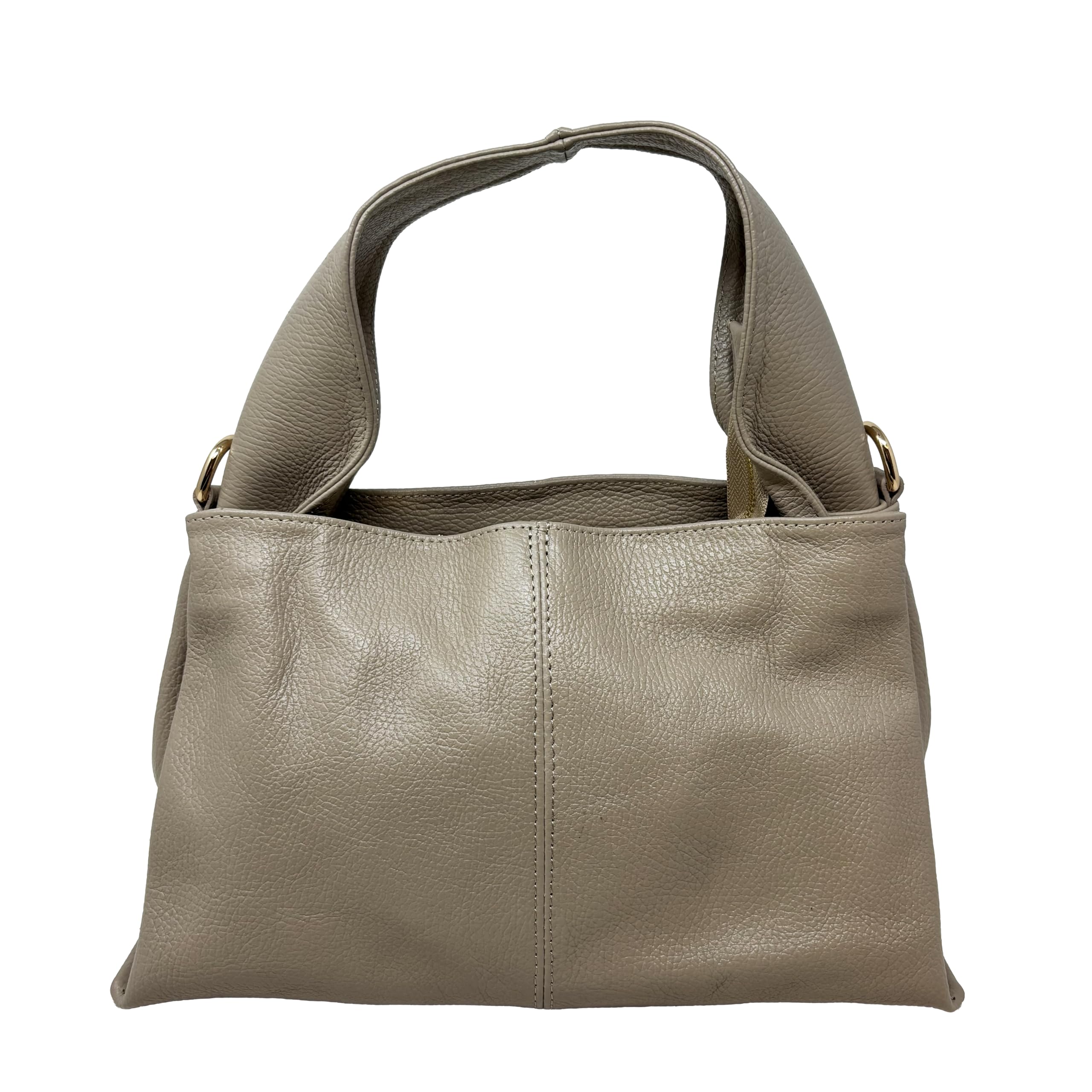 Chicca Borse Borsa a Mano Donna in Pelle Dollaro