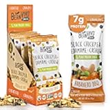 BeanVIVO Healthy Snacks for Adults & Kids with 7g Protein & 5g Fiber per Serving with Dried Edamame, Roasted Cashew and Black Chickpeas - Vegan & Gluten Free - Keto Friendly & Non-GMO - 8Pack (1.05 oz Each Pouch)