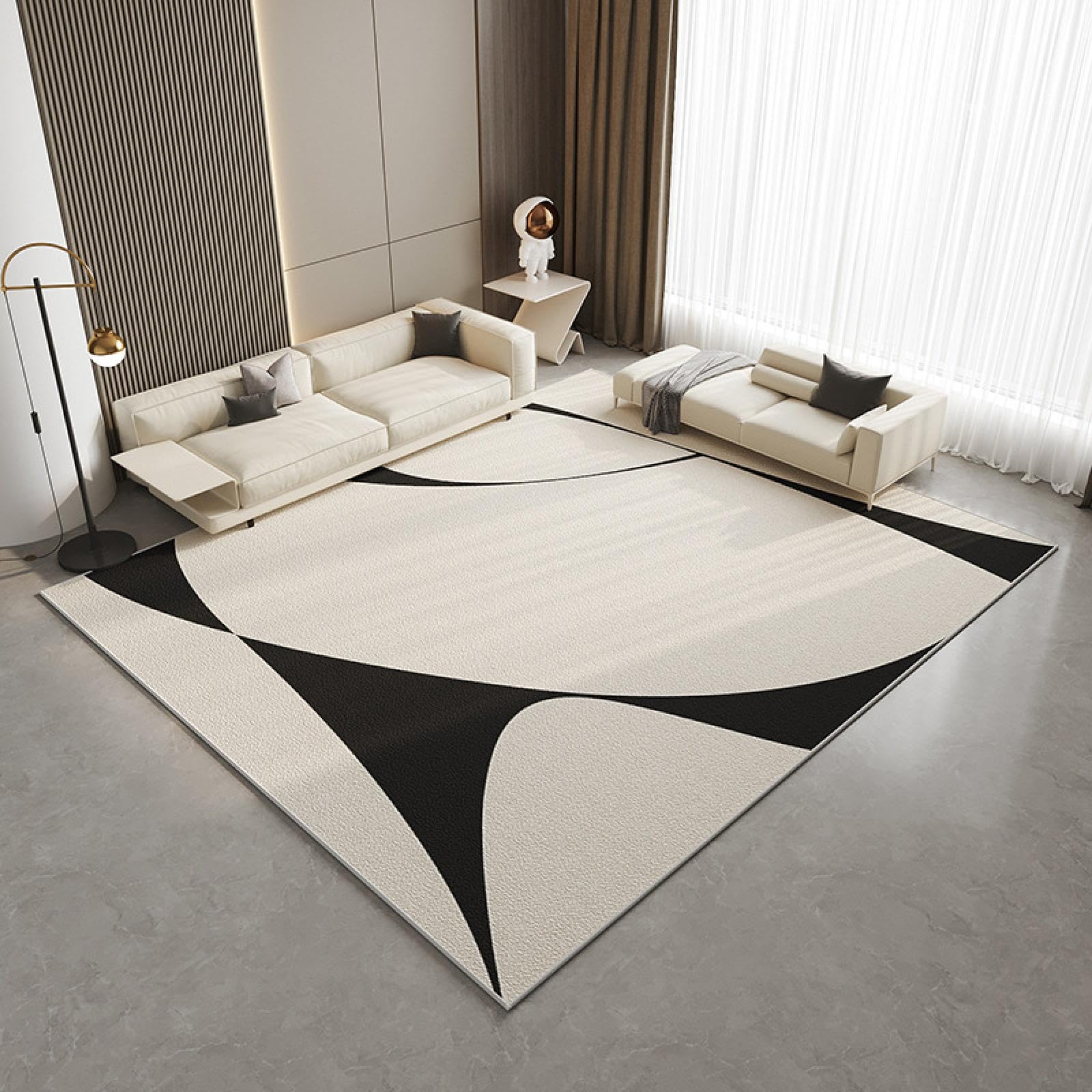 Tapis de sable léger pour hall d'entrée et chevet chaleureux