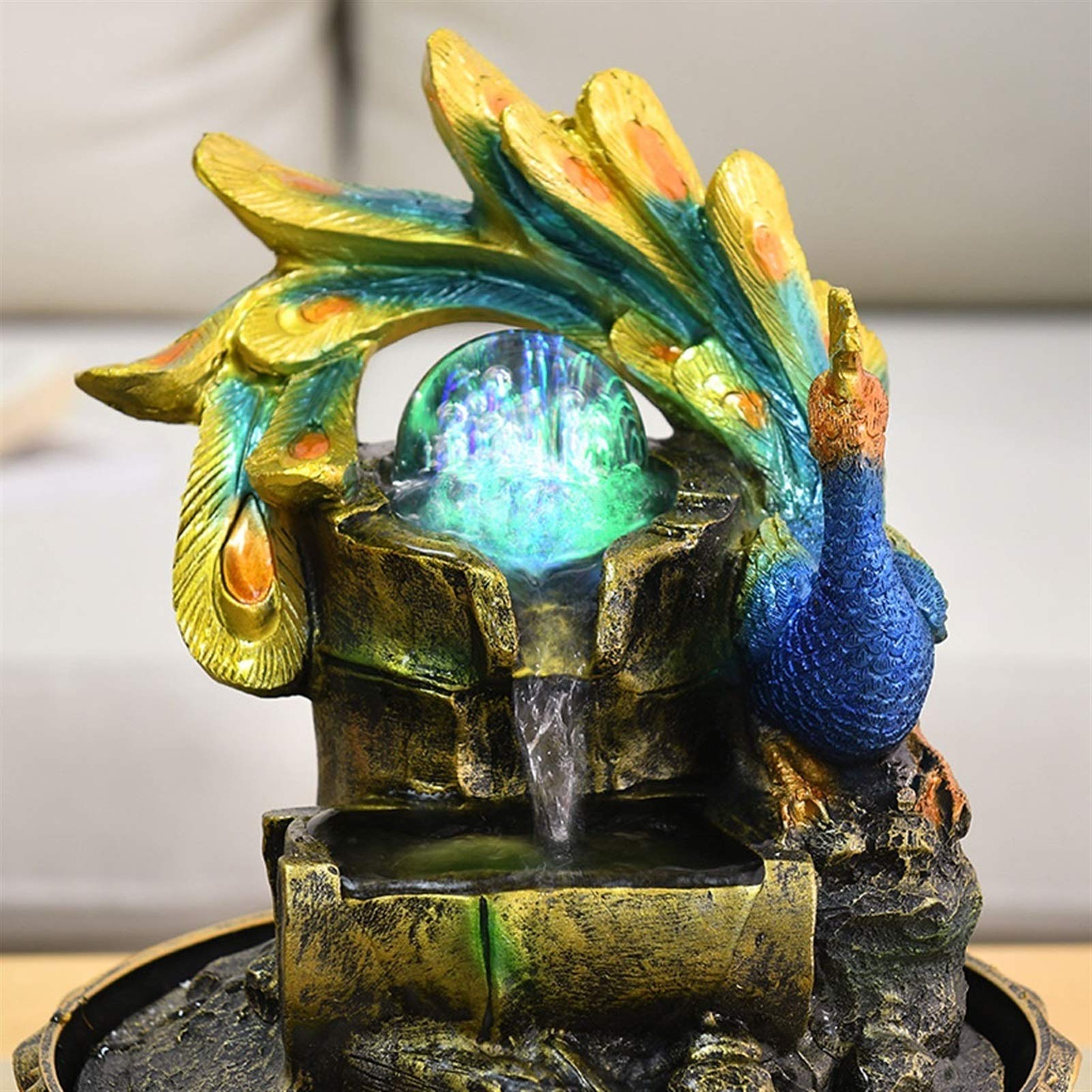 Mini fontaine de table 220 V - Fontaine d'intérieur - Décoration de