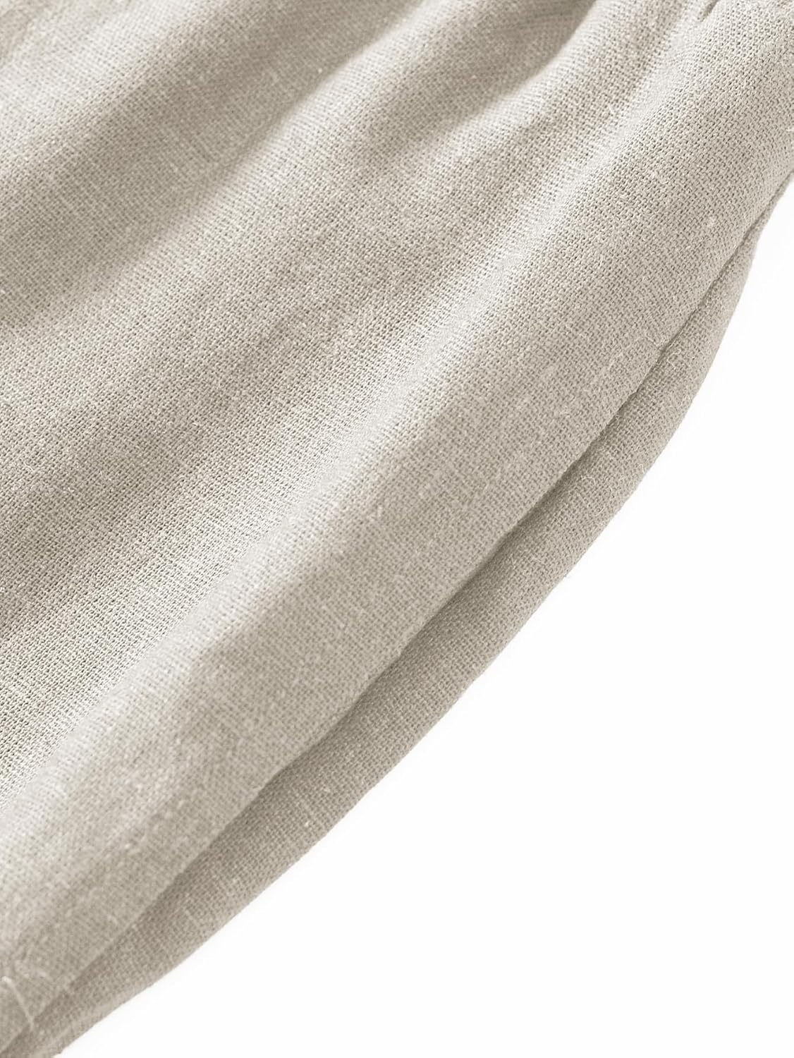 Weintee Women's Petite Linen Pants with Pockets for Summer - Image 6