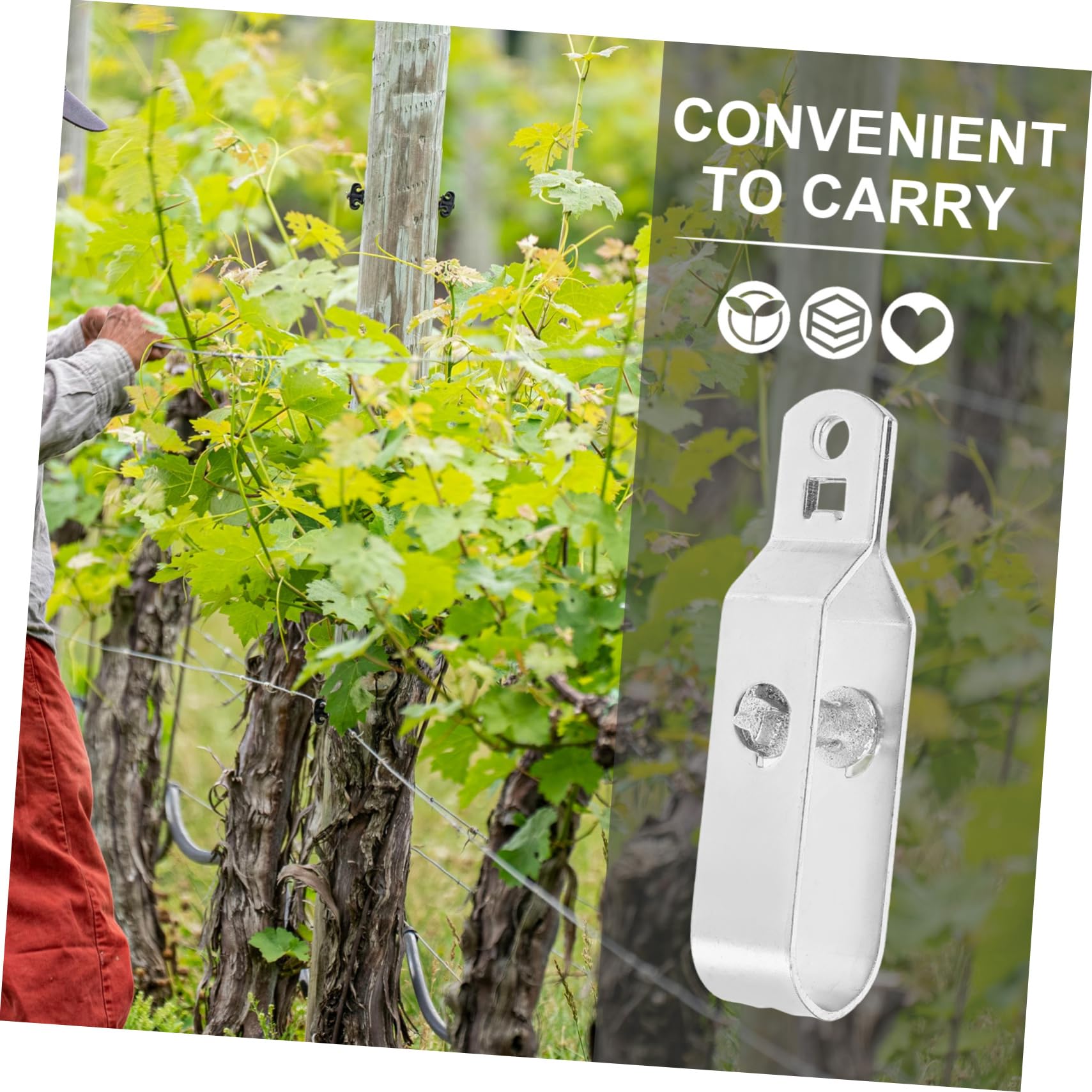 DOITOOL 10pezzi Tenditore Per Filo Da Giardino Da Regolabili Per Tensionamento Cavi e Funi Leggero Per Attività Industriali e Ricreative