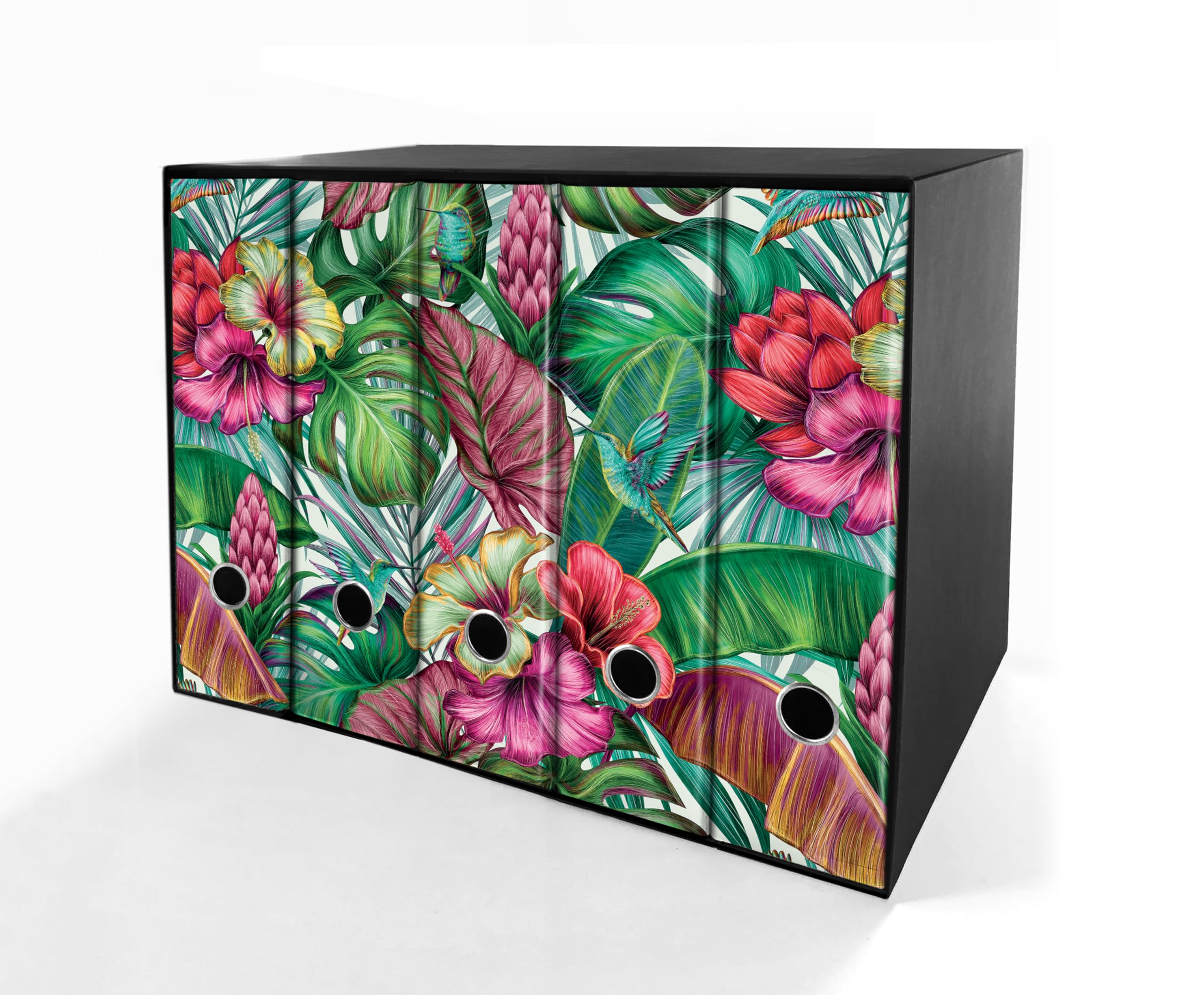 Set da 5 raccoglitori ad anelli - PRIMAVERA (H34 cm con 4 anelli)