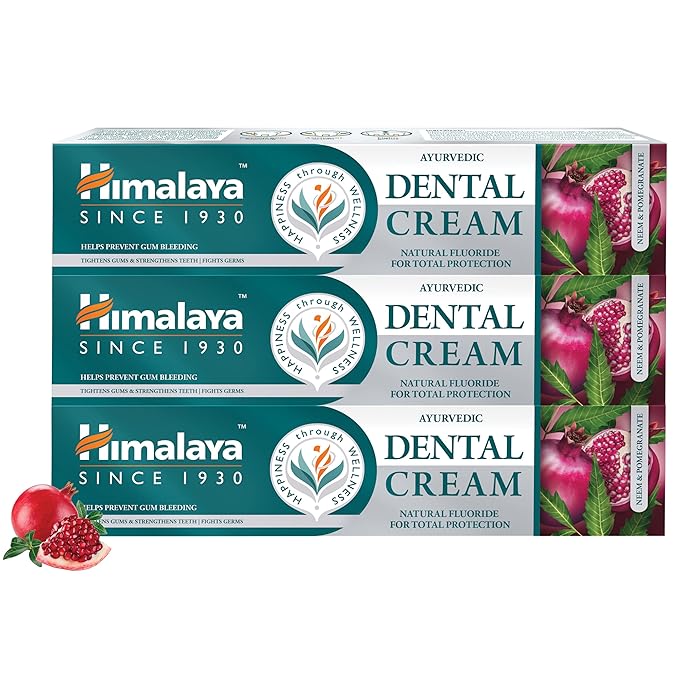 Buy Himalaya Herbals Dental Cream Toothpaste 3 Pcs of 100g Anti