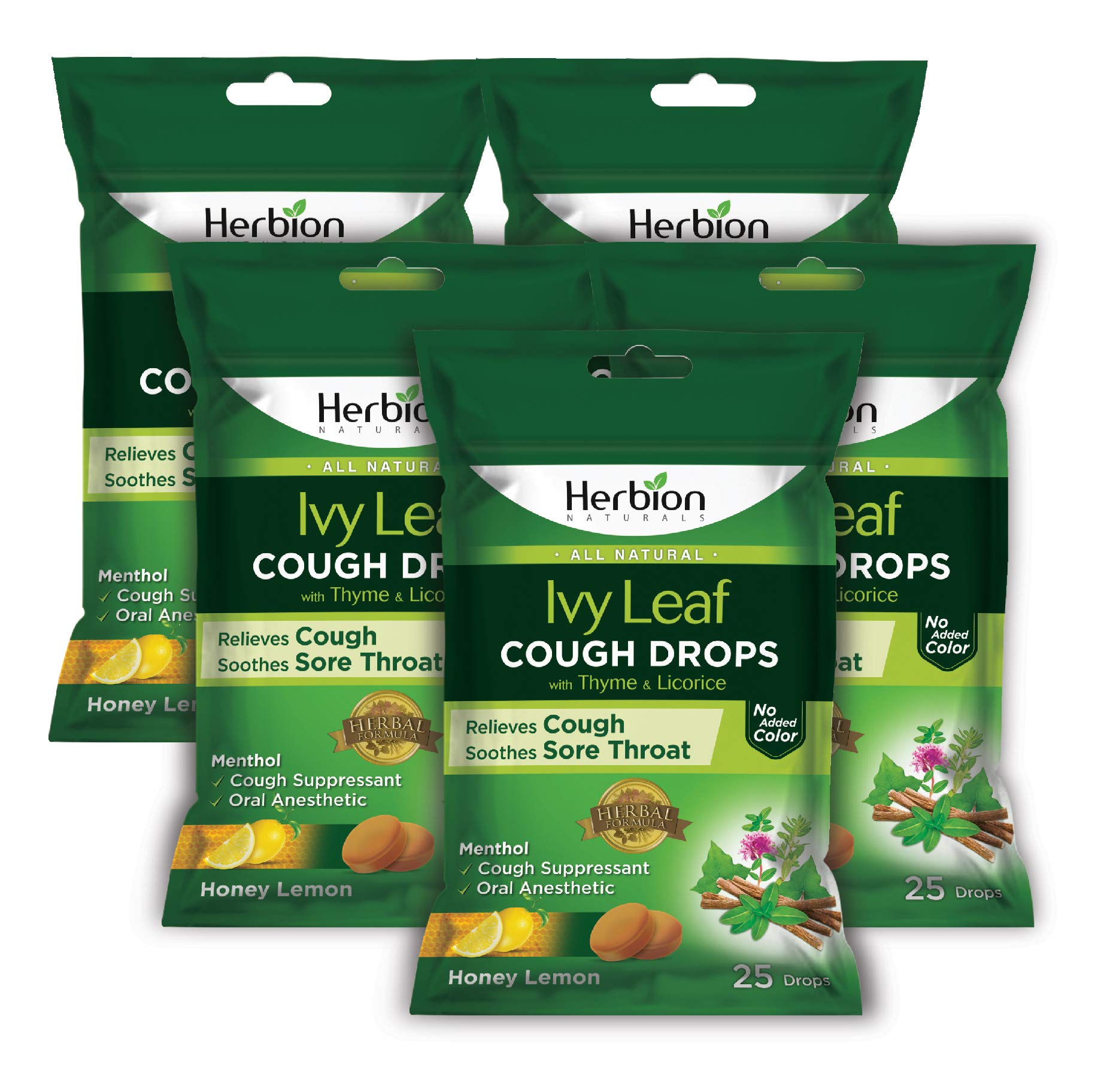 Buy Herbion Naturals Cough Drops with Ivy Leaf, Thyme & Licorice