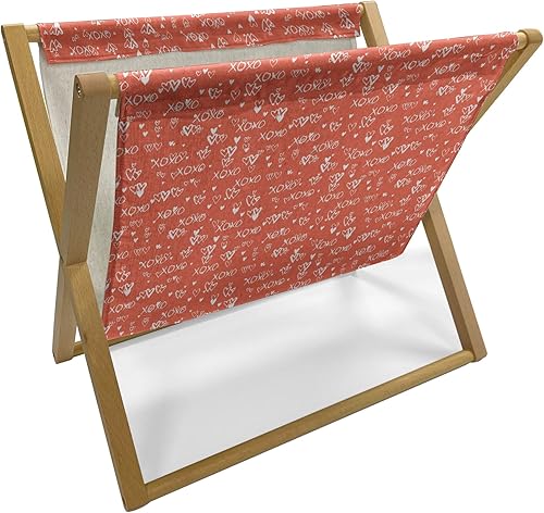 Miniatura 9 de Ambesonne Paparazzi Magazine and Book Holder, Retro Camera in Greenery 80s Pop Art Style Repetitive Pattern, Floor Rack Decor for Interior of Home &