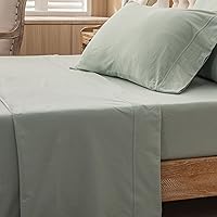 Vista 12 de PURE ERA Sábana Encimera Plana de Punto Jersey Solamente 100% Algodón Jaspeado Tipo Camiseta Súper Suave Cómoda Transpirable