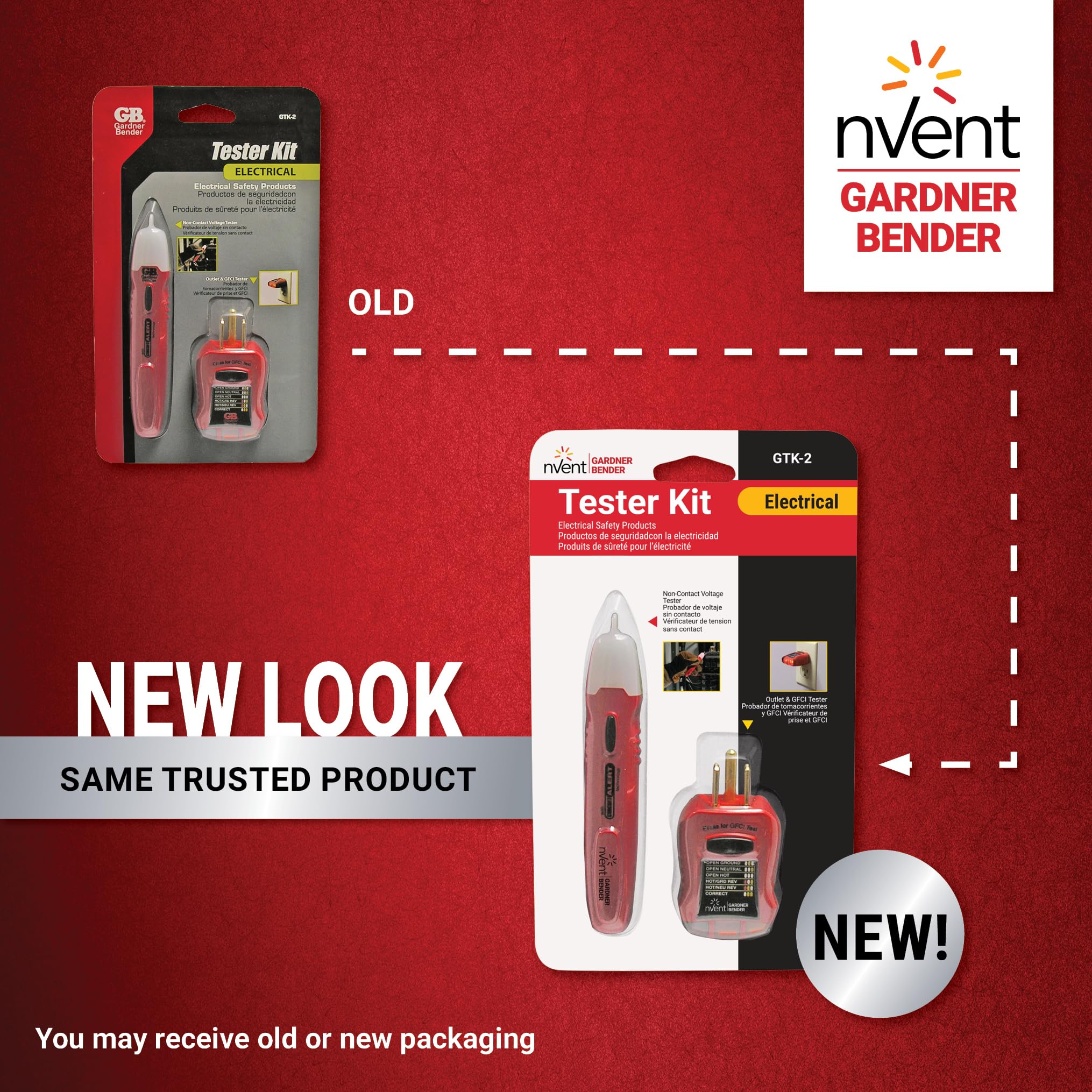 Gardner Bender GTK-2 Safety Kit, GVD-3504 Non-Contact Voltage Tester and GFI-3501 GFI Tester, 2-Piece — Amazon image 2