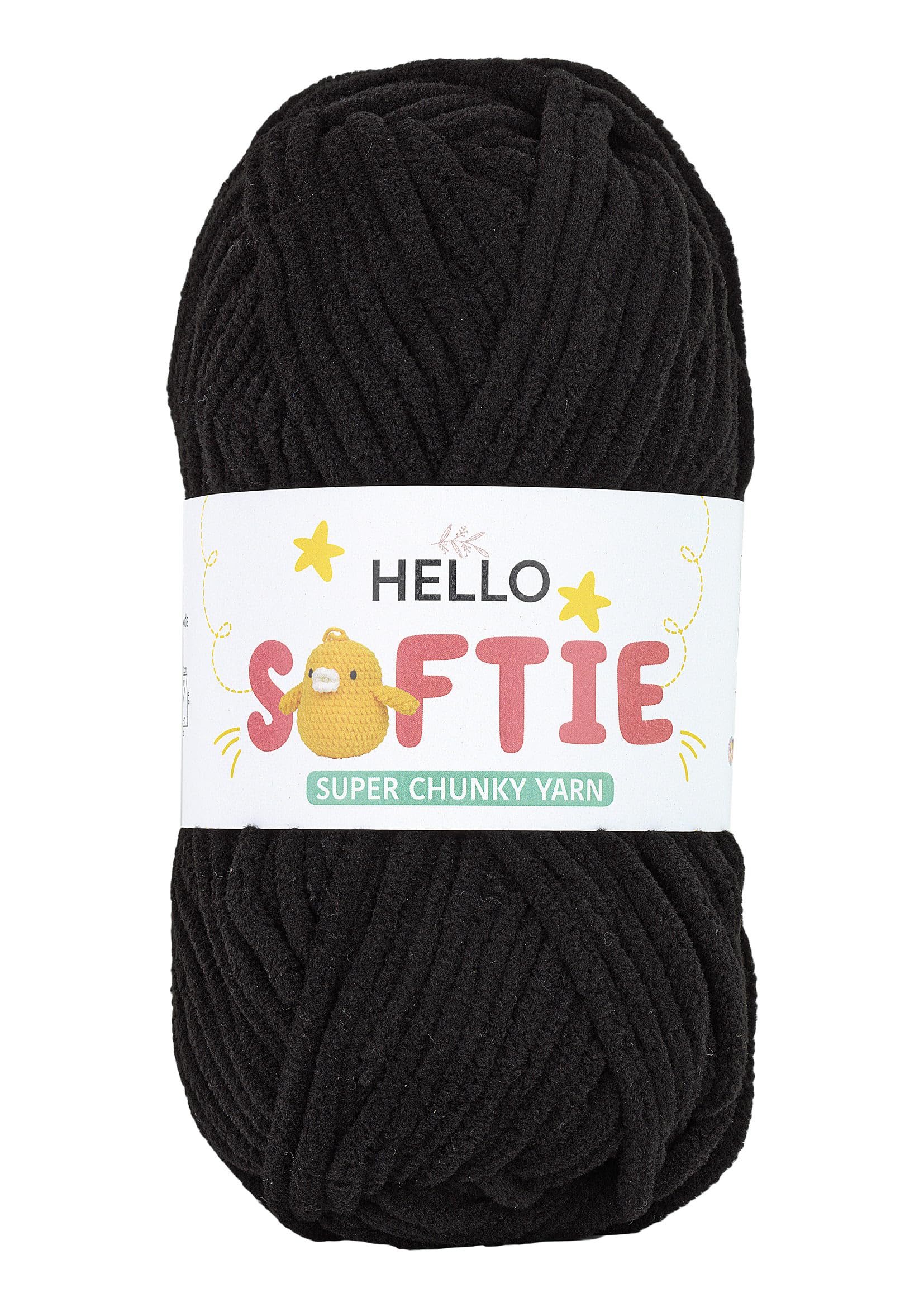 Hello Softie Blanket Yarn 100g - Black Olive