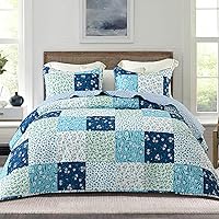 Vista 12 de Whale Flotilla Colchas Reversibles Estampadas Tamaño Queen, Colchas de Cama Extra Suaves Bohemias con Hojas Florales Ligeras Full Queen, Juego