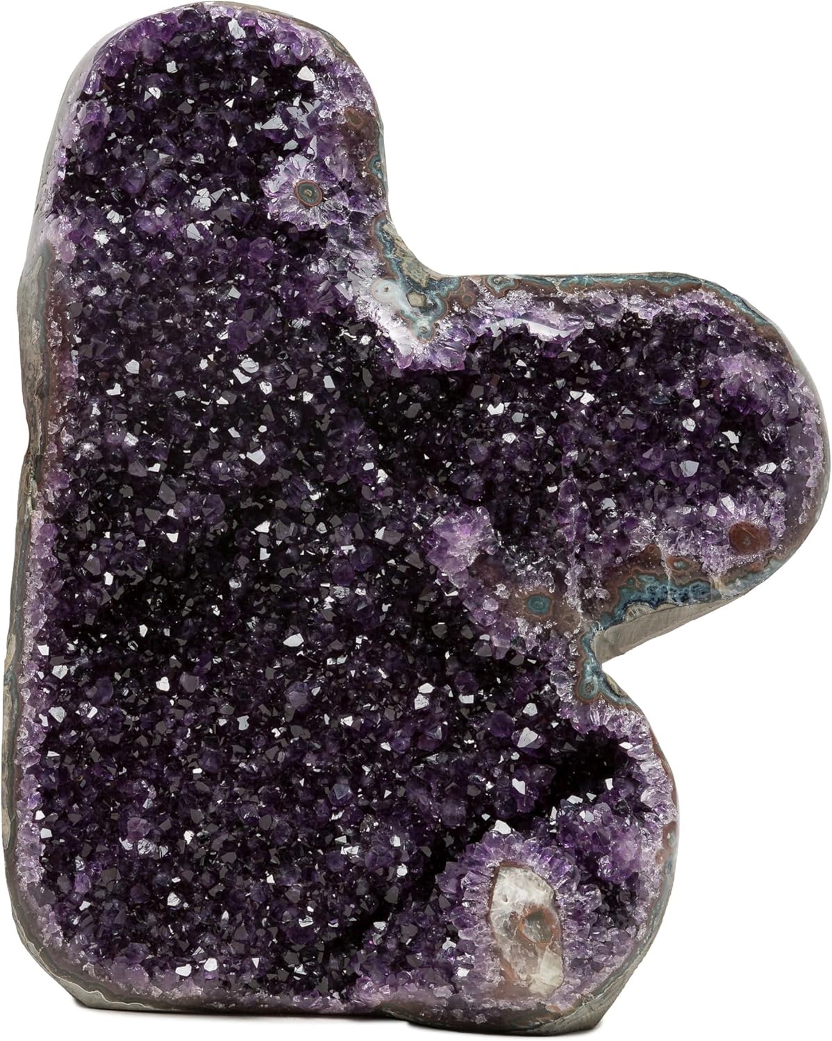 27.17 lbs Extraordinary Natural Amethyst Geode - Unique Collector´s Quality - Super Large Crystal Cluster Stone from Uruguay Raw Geode Quartz - Purple Color