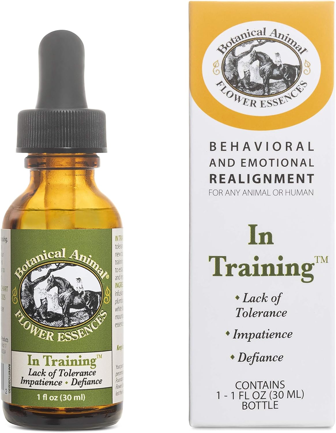 Botanical Animal Safe Natural Flower Essence- in Training for Retained Focus, Acceptance, Engagement, Improved Understanding - Non-Mood Altering, Hemp-Free, Non Allergenic - 4 oz (120 ml)