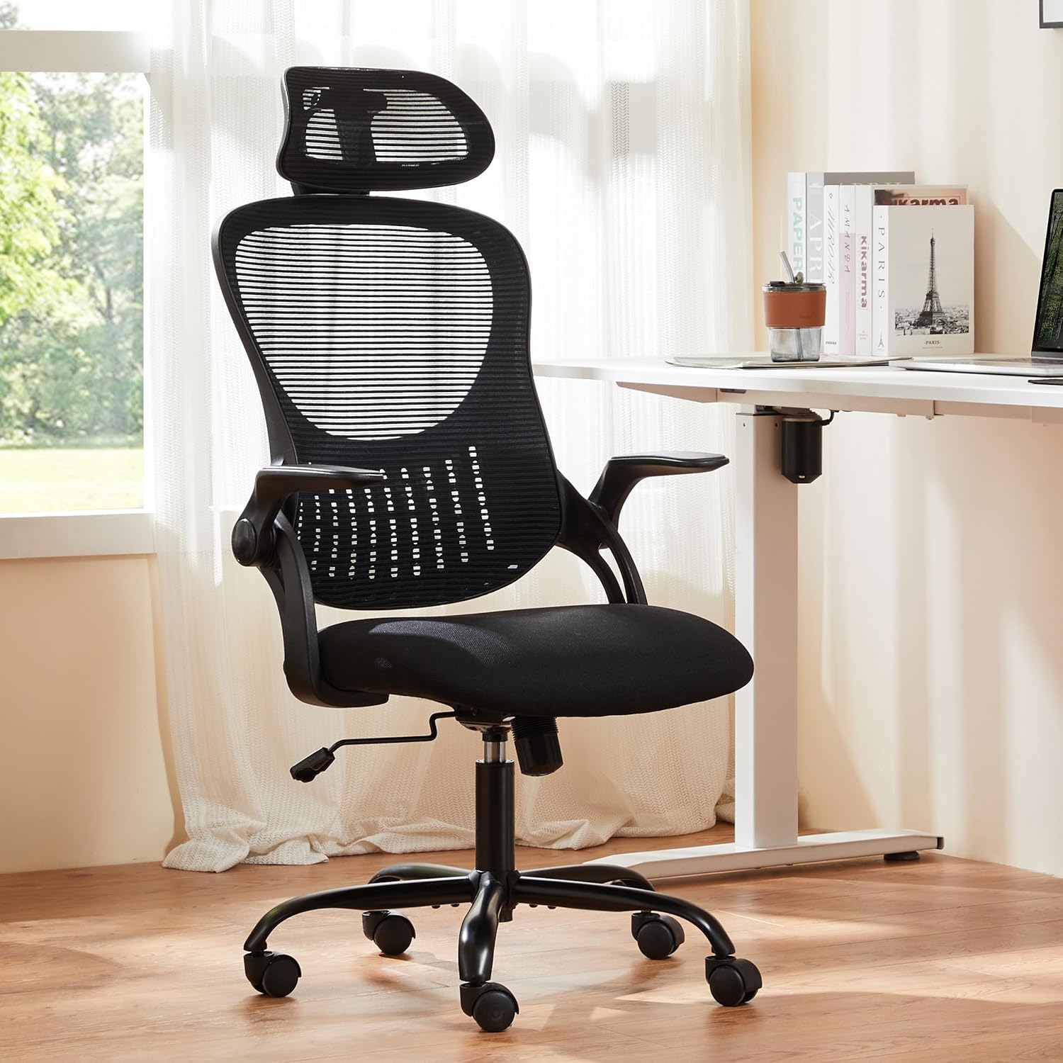 Home Office Desk Chair, Ergonomic HighBack Mesh Rolling