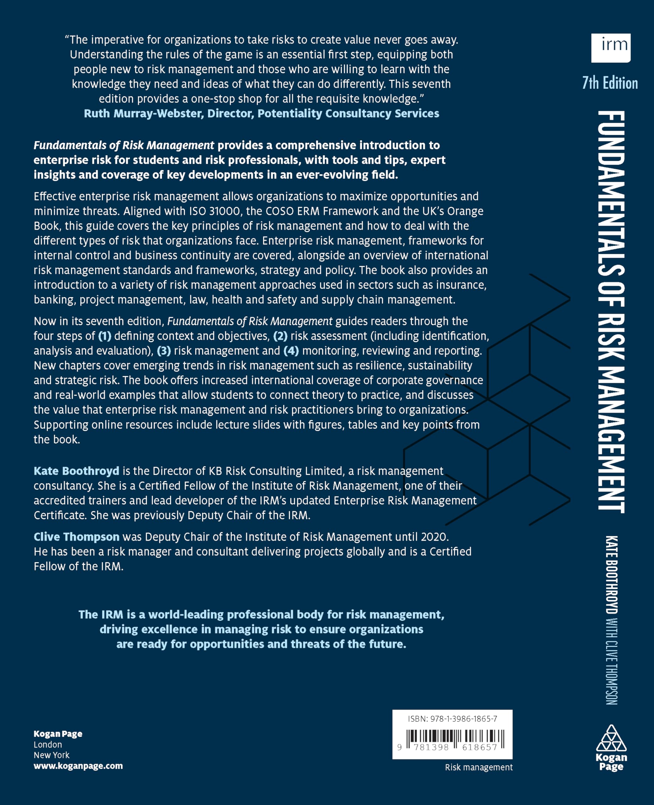 Fundamentals of Risk Management: Understanding, Evaluating and Implementing Effective Enterprise Risk Management
