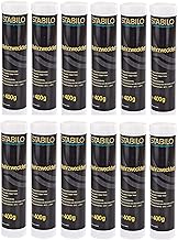 12 x Multi-Purpose Grease 400 g Grease, Lithium Grease, Universal Grease, Grease for Sliding and Rolling Bearings, Pack of 12