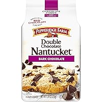 Vista 1 de Pepperidge Farm Galletas Nantucket crujientes de doble trozo de chocolate oscuro, bolsa de 7.75 onzas (8 galletas)