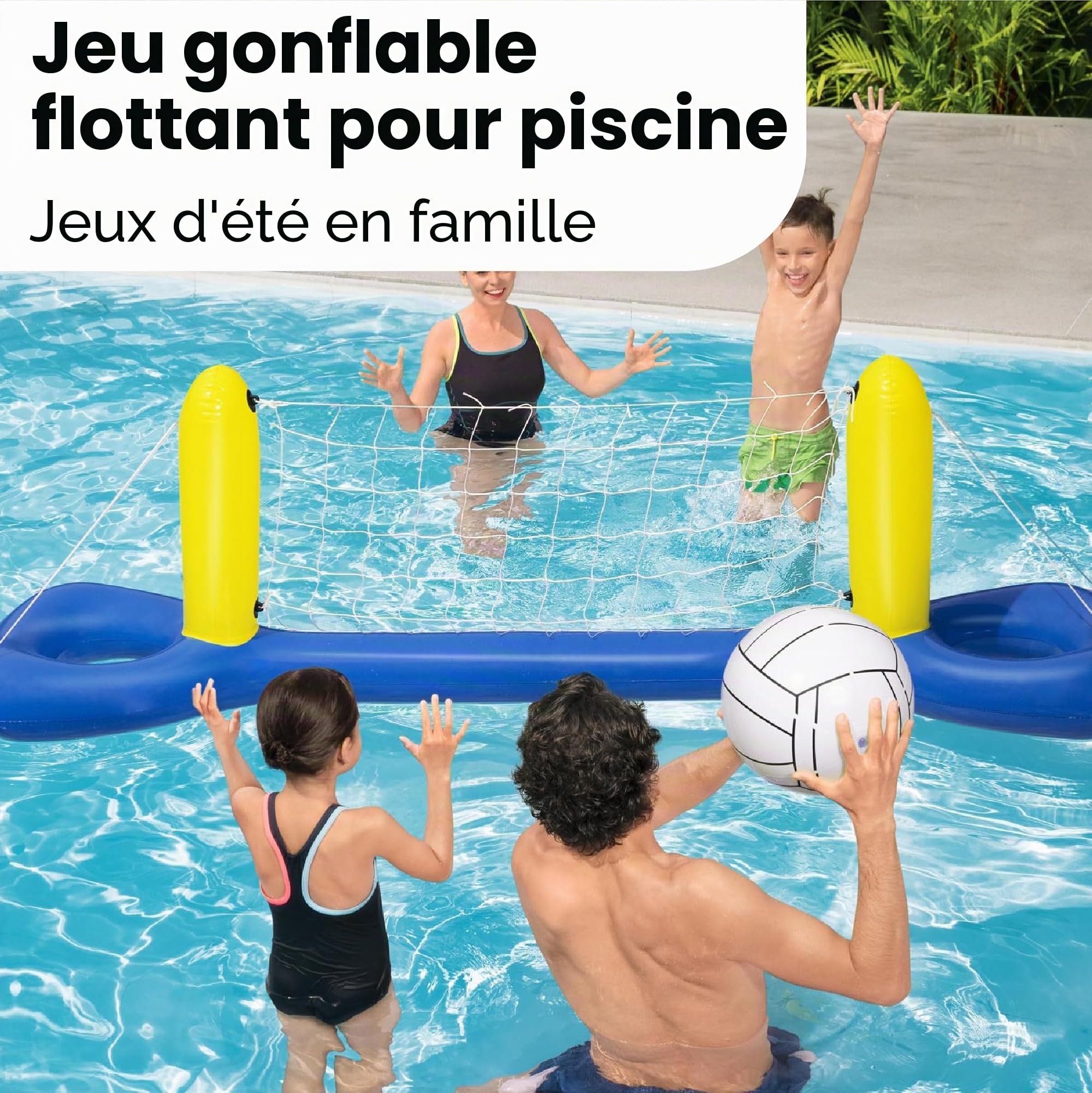 Bestway® 8' x 25"/2.44m x 64cm Volleyball Set